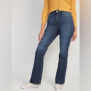 NWT Old Navy Higher High Rise Flare Jeans Size 14